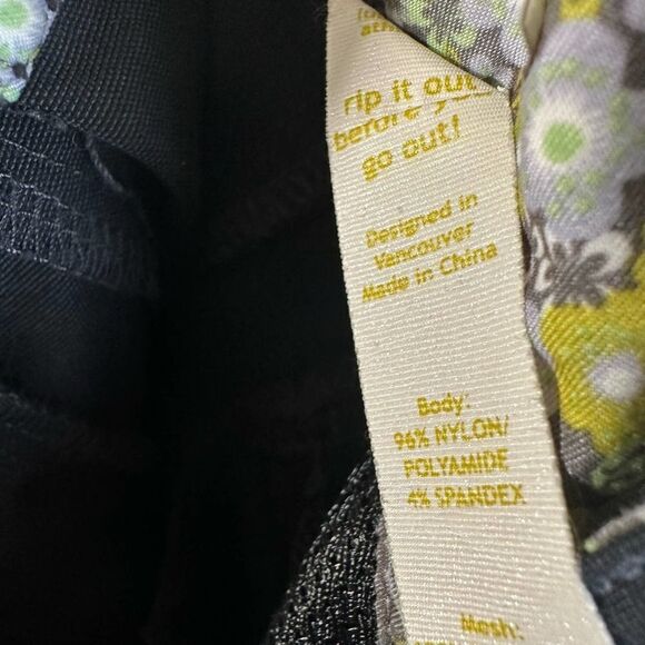 Lululemon Black Char01 Floral Trim Black Shorts Men’s 30 Read - Picture 12 of 13